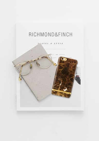 Richmond & Finch skal till iPhone 6 / 6s - Brown Marble