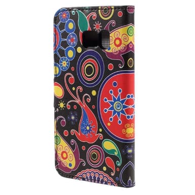 Plånboksfodral för Samsung Galaxy S7 - Paisley Flowers