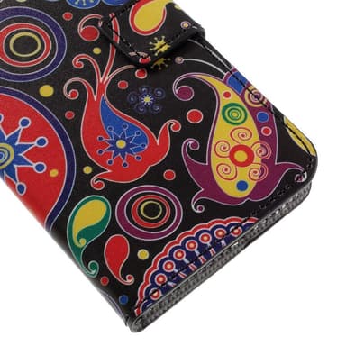 Plånboksfodral för Samsung Galaxy S7 - Paisley Flowers