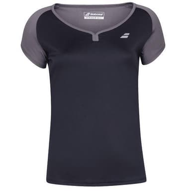 Babolat Play Cap Sleeve Top, Padel- och tennis T-shirt dam Svart XS