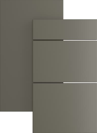 Epoq Trend Moss Green vitrinlucka 30x92 cm till köket (mossgrön)