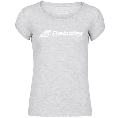 Babolat Exercise Tee Grey, Padel- och tennis T-shirt dam XS