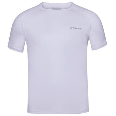 Babolat Play Crew Neck Tee, Padel- och tennis T-shirt herr Vit S