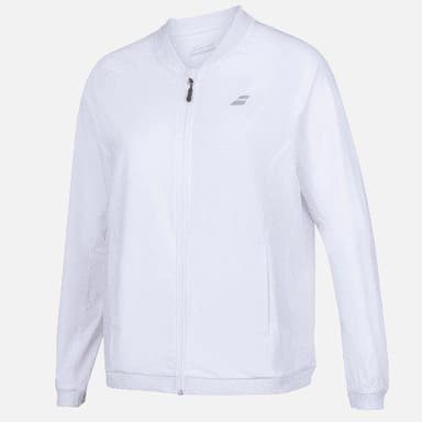 Babolat Play Jacket Women, Padel- och tennisjacka dam Vit XL