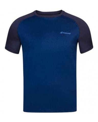 Babolat Play Crew Neck Tee, Padel- och tennis T-shirt herr Mörkblå S