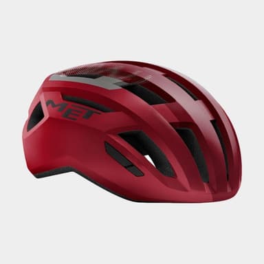 Met Allroad Red Black/Matt, Cykelhjälm Röd M