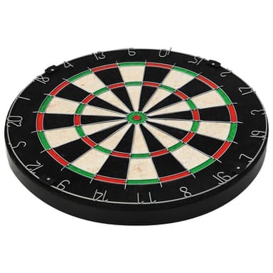 vidaXL Professionell darttavla sisal med skåp och 6 pilar