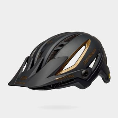 Bell Sixer MIPS Matte/Gloss Black/Gold Fasthouse, Cykelhjälm Svart S