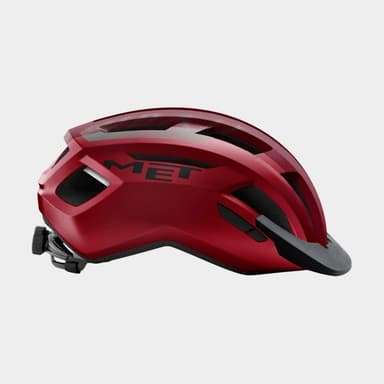 Met Allroad Red Black/Matt, Cykelhjälm Röd M