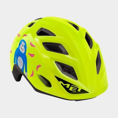 Met Genio Lime Green Monkey/Glossy, Cykelhjälm Grön Onesize