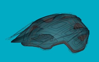Met Echo MIPS Petrol Blue, Cykelhjälm Blå L