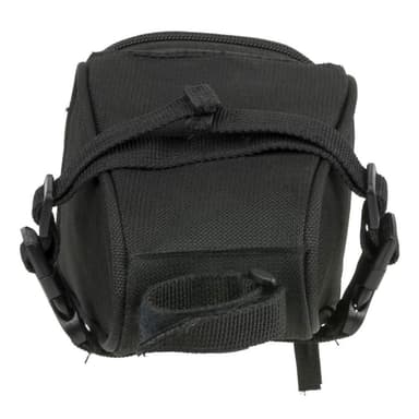 vidaXL Sadelväska 1200 L 1,8 L svart