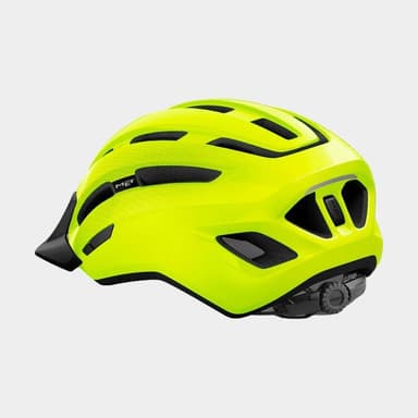 Met Downtown Safety Yellow/Glossy, Cykelhjälm Gul M