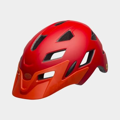 Bell Sidetrack MIPS Matte Red/Orange, Cykelhjälm Röd Youth