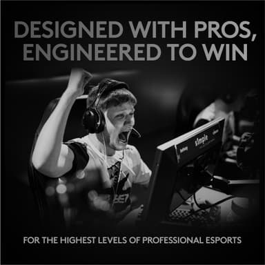 Logitech G Pro X Superlight trådlös gamingmus (röd)