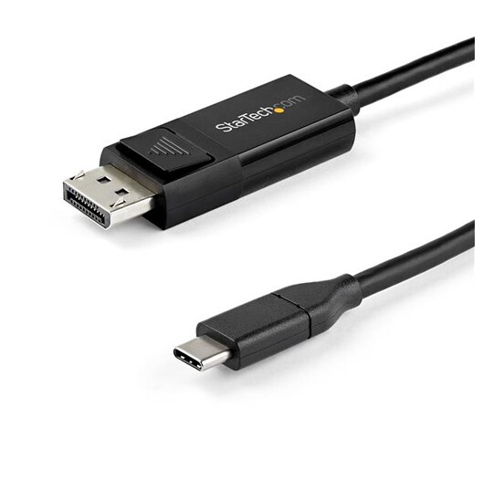 StarTech.com 2 m USB-C till DisplayPort 1.4-kabel - dubbelriktad, 2 m,