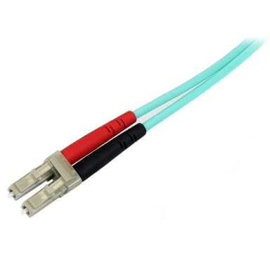 StarTech.com Fiberoptisk kabel - 10 Gb Aqua - multiläge duplex 50/125