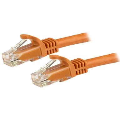 StarTech.com Cat6-patchkabel med hakfria RJ45-kontakter – 5 m, orange,