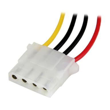 StarTech.com 30 cm Molex LP4-strömförlängningskabel – M/F, 0,304 m, Mo