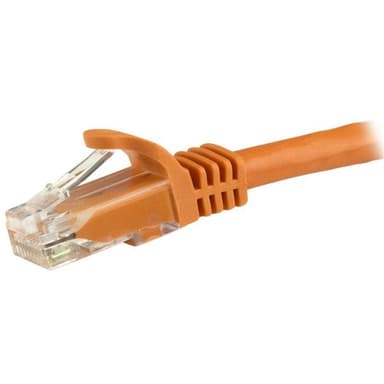 StarTech.com Cat6-patchkabel med hakfria RJ45-kontakter – 5 m, orange,