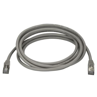 StarTech.com Cat6a Ethernet-kabel - skärmad (STP) - 3 m, grå, 3 m, Cat