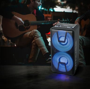 M-1805 DJ Party speak Portable BT USB Led 150W
