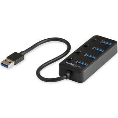 StarTech.com USB 3.0-hubb med 4 portar - USB-A till 4x USB 3.0 Type-A