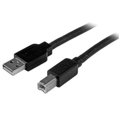 StarTech.com 15m USB 2.0, M/M, 15 m, USB A, USB B, USB 2.0, Hane/Hane,