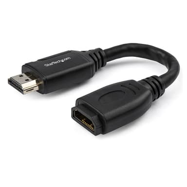 StarTech.com Höghastighets portsparande HDMI-kabel - 4K 60 Hz - 15 cm,