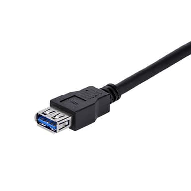 StarTech.com USB3SEXT1MBK, 1 m, USB A, USB A, USB 3.2 Gen 1 (3.1 Gen 1