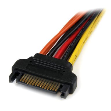 StarTech.com PYO2LSATA, 0,15 m, SATA 15-pin, 2 x SATA 15-pin, Hankoppl
