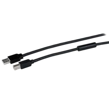 StarTech.com 15m USB 2.0, M/M, 15 m, USB A, USB B, USB 2.0, Hane/Hane,