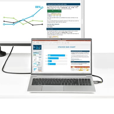 StarTech.com 1 m Premium certifierad HDMI 2.0-kabel - Hög hastighets U
