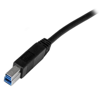 StarTech.com USB3CAB1M, 1 m, USB A, USB B, USB 3.2 Gen 1 (3.1 Gen 1),