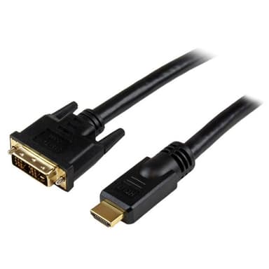 StarTech.com 10 m HDMI till DVI-D-kabel – M/M, 10 m, HDMI, DVI-D, Hank