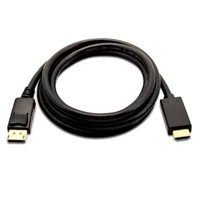 V7 V7DP2HD-03M-BLK-1E, 3 m, DisplayPort, HDMI, Hankoppling, Hankopplin