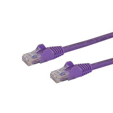 StarTech.com Cat6-patchkabel med hakfria RJ45-kontakter – 2 m, lila, 2