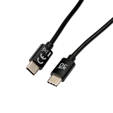 V7 V7USB2C-2M, 2 m, USB C, USB C, USB 2.0, 480 Mbit/s, Svart