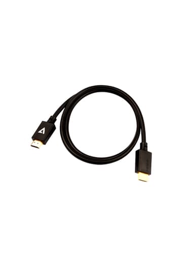 V7 V7HDMIPRO-1M-BLK, 1 m, HDMI Typ A (standard), 2 x HDMI Type A (Stan