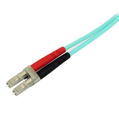 StarTech.com 2 m 10 GB Aqua 50/125 Duplex LSZH multiläge fiberpatchkab