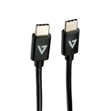 V7 V7USB2C-2M, 2 m, USB C, USB C, USB 2.0, 480 Mbit/s, Svart