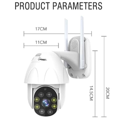 Outdoor Wi-Fi/IP camera 2mpixel TUYA comp.