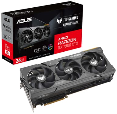 ASUS TUF Gaming Radeon RX 7900 XTX 24GB OC grafikkort