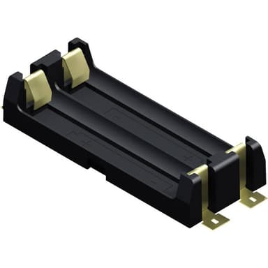 Keystone 1012 Batterihållare 2x AA (R6) Utanpåliggande