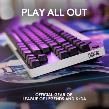 Logitech G Pro Lol K/DA tangentbord för gaming (nordisk layout)