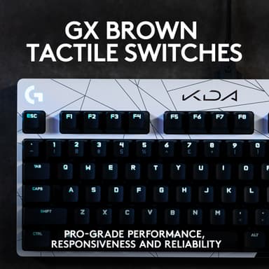 Logitech G Pro Lol K/DA tangentbord för gaming (nordisk layout)