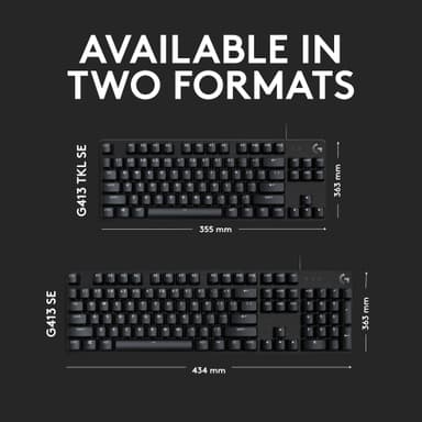 Logitech G413 TKL SE tangentbord för gaming