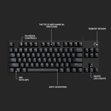 Logitech G413 TKL SE tangentbord för gaming