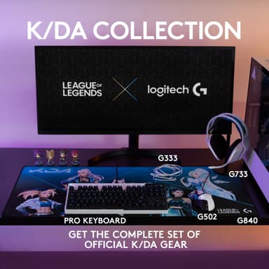Logitech G Pro Lol K/DA tangentbord för gaming (nordisk layout)