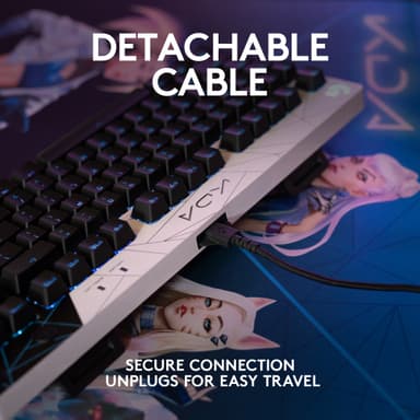 Logitech G Pro Lol K/DA tangentbord för gaming (nordisk layout)